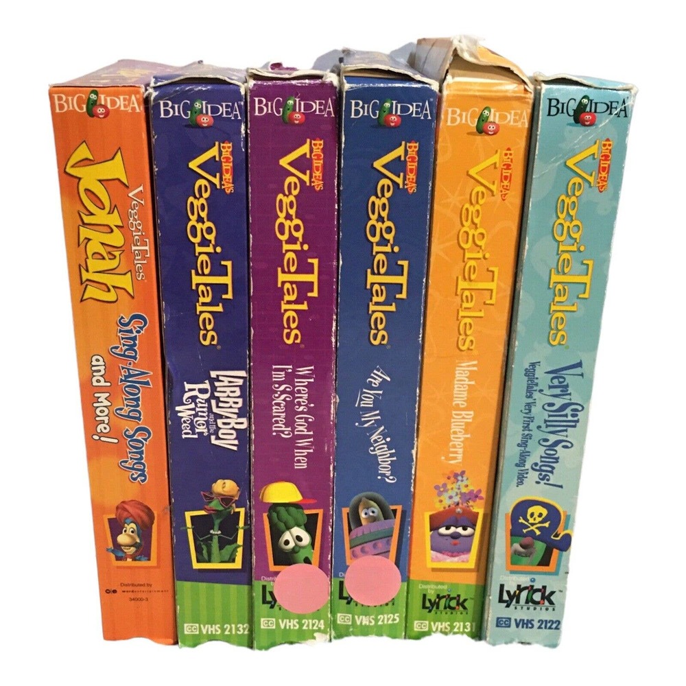 Veggies Tale VHS Lot 6
